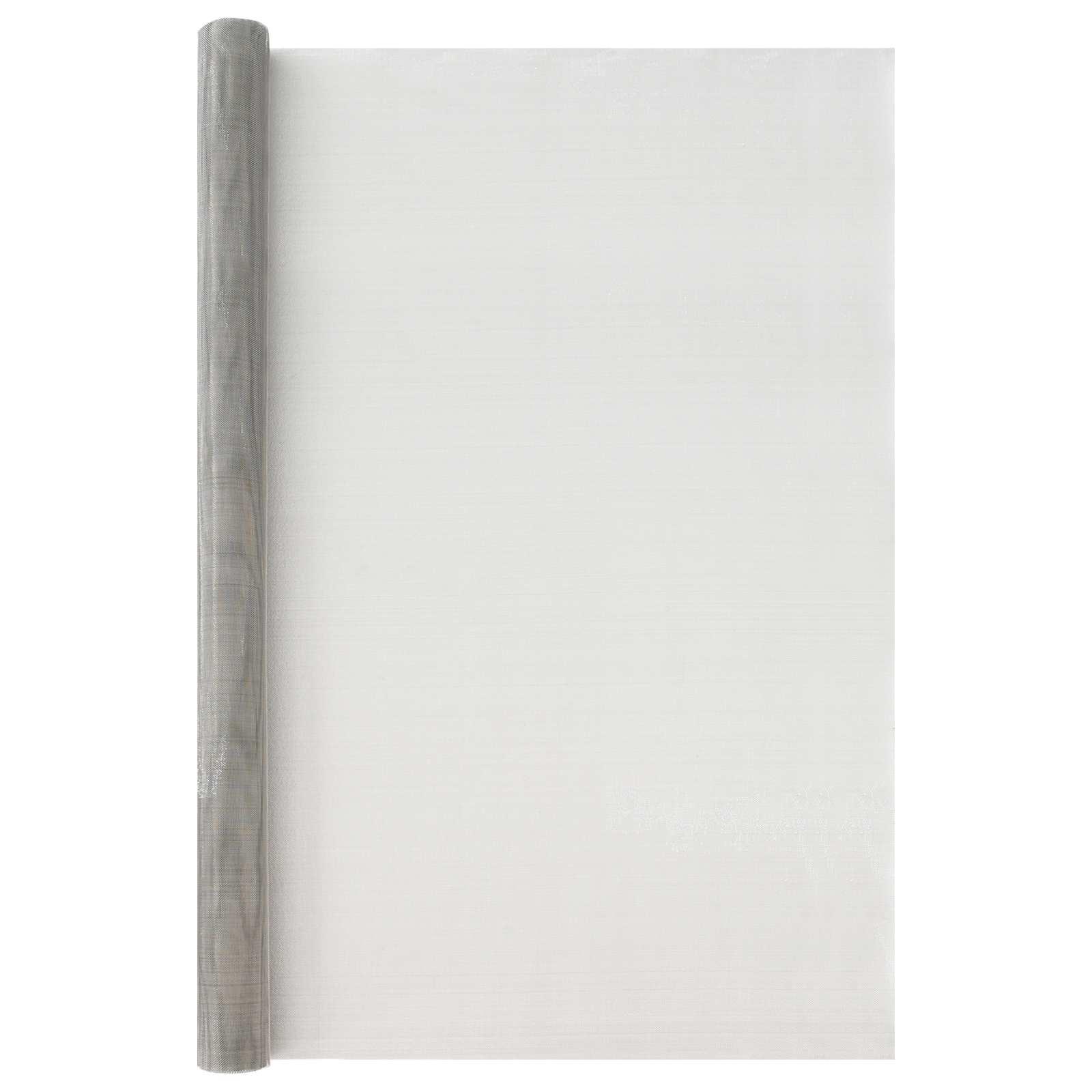 Netskærm 120 × 2.000 cm - 20 mesh i rustfrit stål 201, sølv