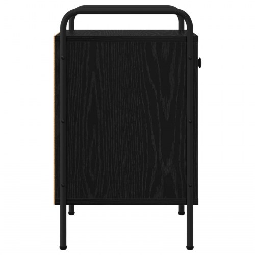 Natskab sæt - 2 stk. sort eg 35 × 36,5 × 61 cm, konstrueret træ