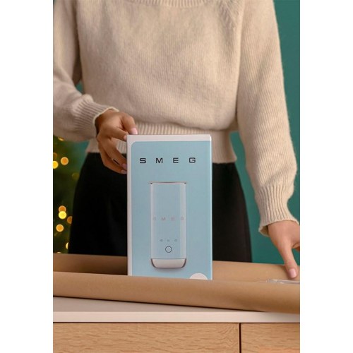 Smeg MFF02BLEU automatisk mÃ¦lkeskummer/varmer - sort