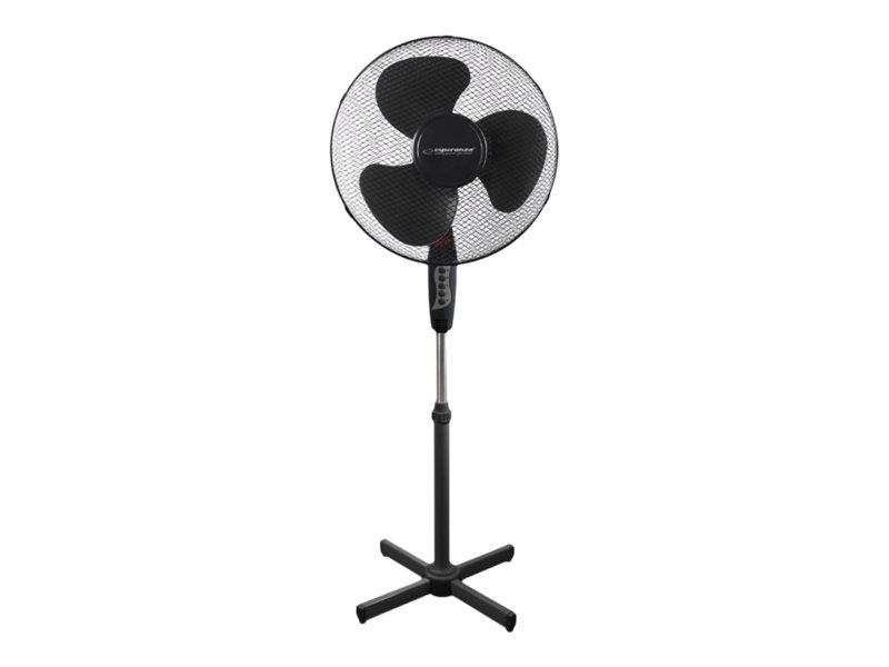 Esperanza HURRICANE gulvventilator 40 cm - sort
