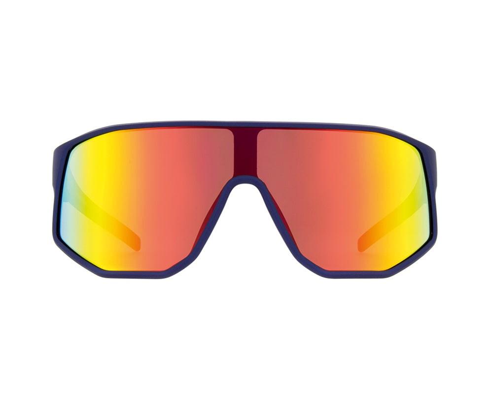 Red Bull SPECT DASH cykelbriller - unisex, fuldramme, blå/orange billede