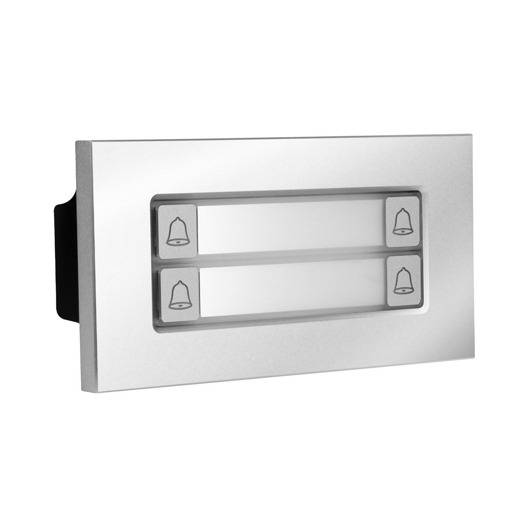 BCS-PAN-P4-N udendørs dørtelefonpanel - 2 knapper billede