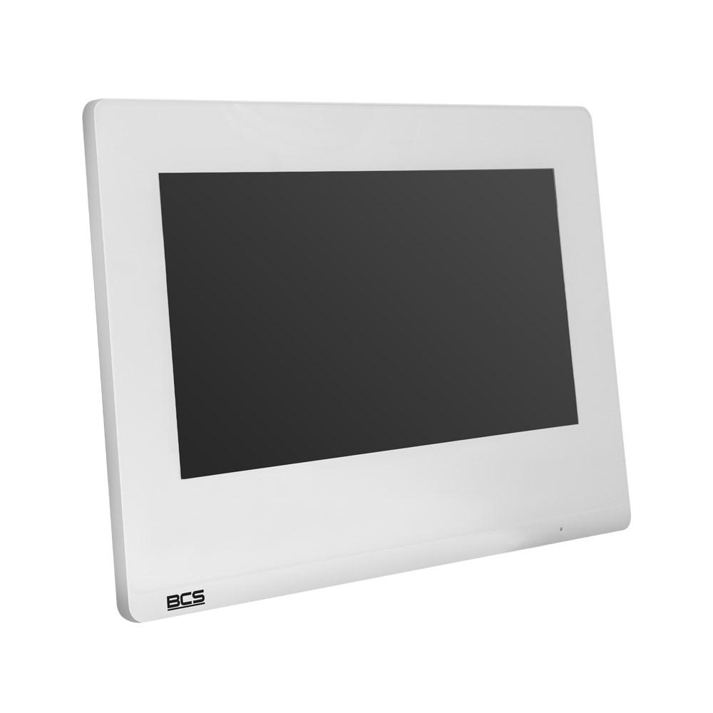 BCS P-MON7100W videomonitor - hvid dørtelefon skærm billede