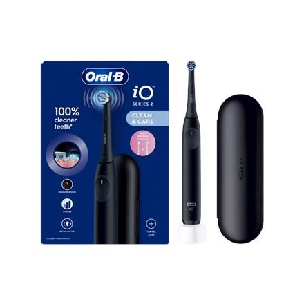 Oral-B iO2 elektrisk tandbørste - Night Black med rejseetui