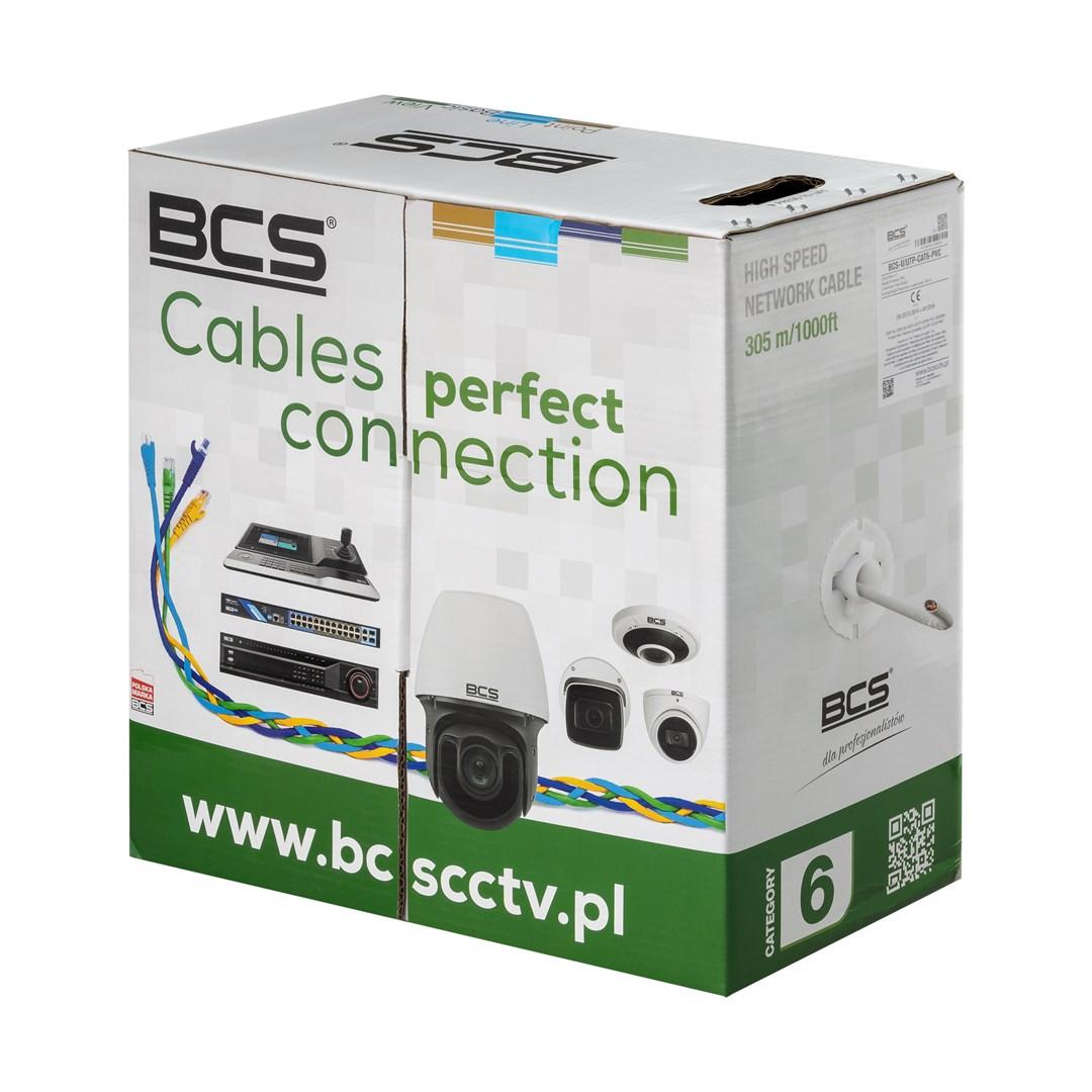BCS U/UTP CAT6 netværkskabel - PVC, 305 m billede
