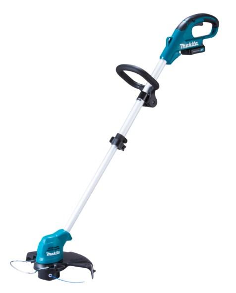 Makita UR100DWAE græstrimmer 26 cm - batteridrevet, sort/blå/metal billede