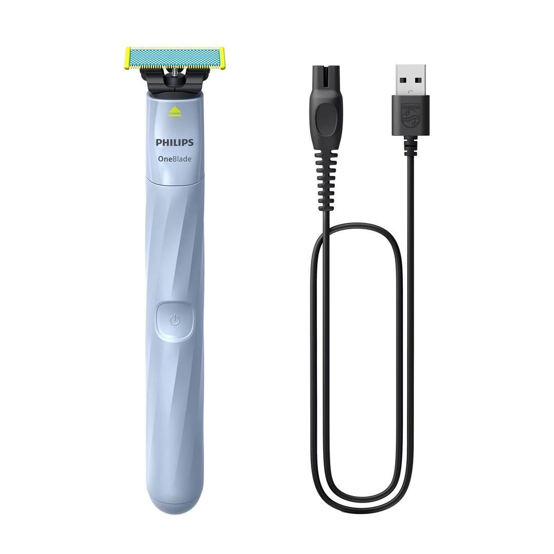 Philips OneBlade First Shave QP1324/20 - elektrisk barbermaskine til våd/tør barbering billede