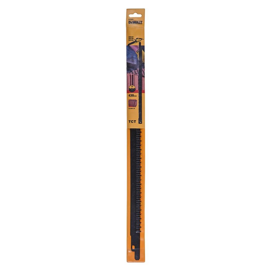 DeWALT DT2976 bajonetsavklinge - TCT, 430 mm billede