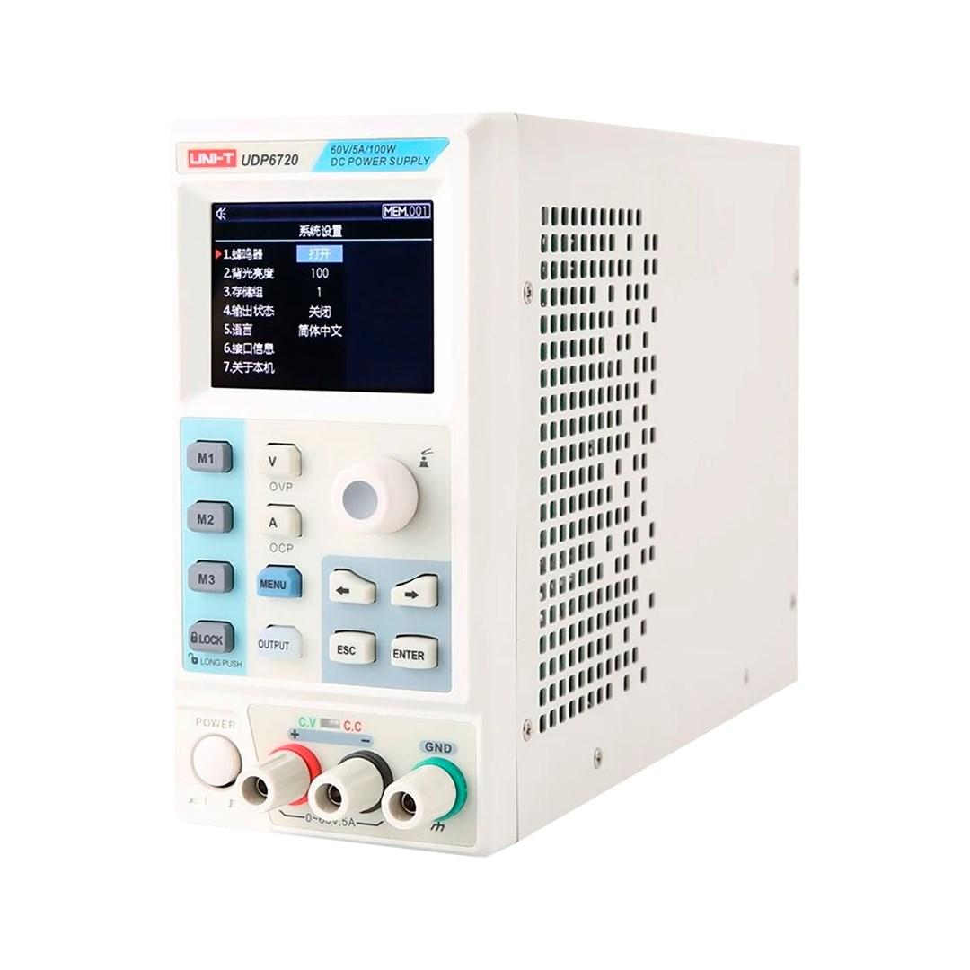 Laboratorinis maitinimo šaltinis, 100W, 0-60V, 0-5A, 10mV,1mA, RS-232, UNI-T