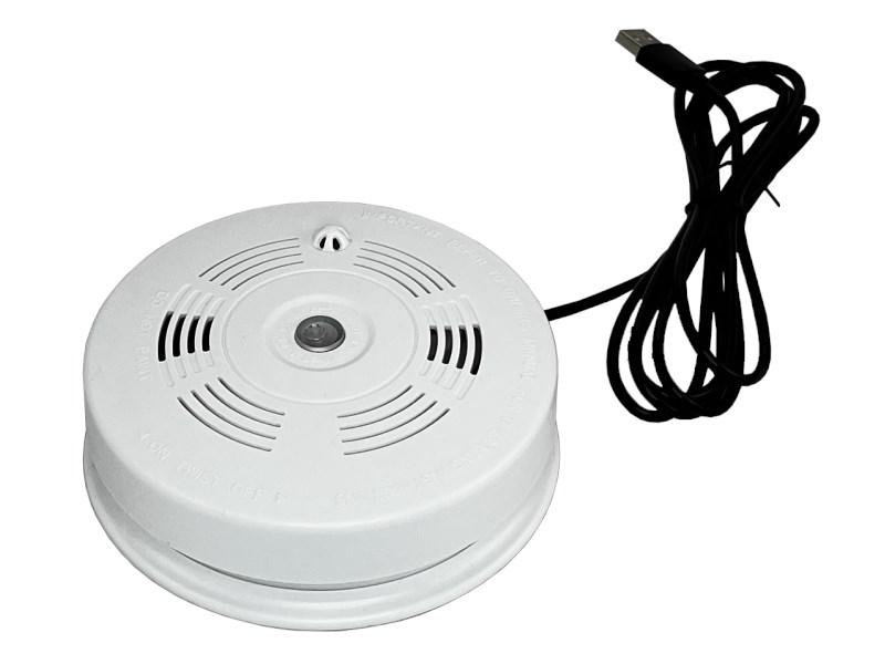 Røgalarm med USB - kabel 2 m (AVIZIO POWER)