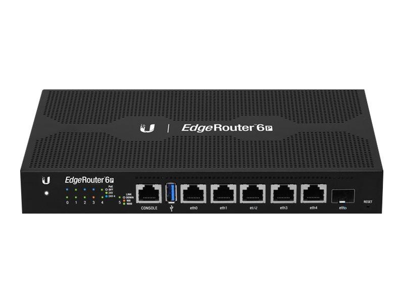 Ubiquiti EdgeRouter ER‑6P - gigabit router til kablet netværk