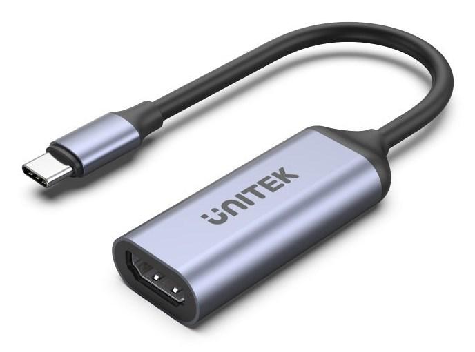 UNITEK V1416B USB-C til HDMI adapter 0,15 m - grå