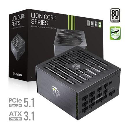 GameMax LION CORE 1200P strømforsyning 1200 W 80 Plus Platinum fuldt modulær billede