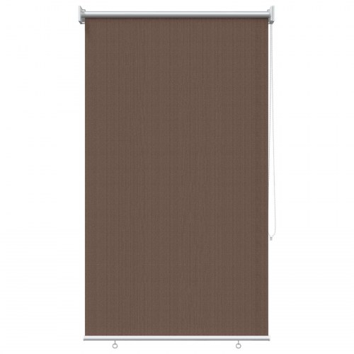 Udendørs rullegardin gråbrun 80 x 140 cm HDPE med 90% UV-blok