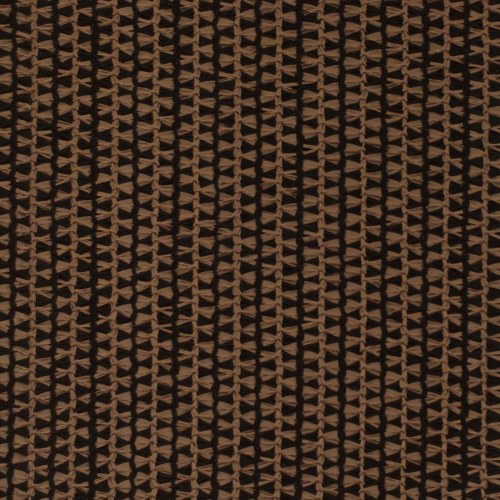 Udendørs rulleskærm brun 80 x 140 cm HDPE med 90% UV-blok