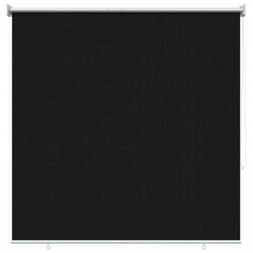 Udendørs rullegardin i HDPE 140 x 140 cm - sort med 90% UV-blok