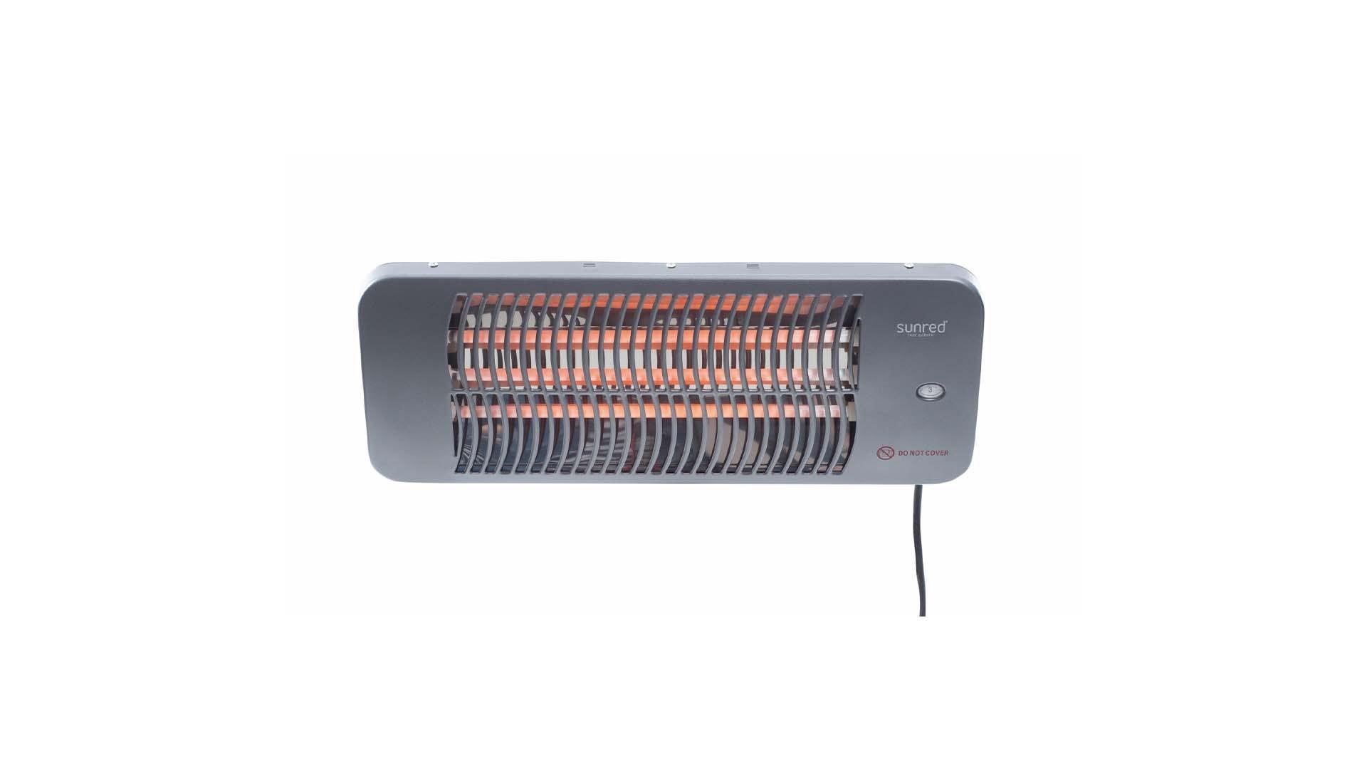 SUNRED LUG-2000W elektrisk terrassevarmer 2000 W sort