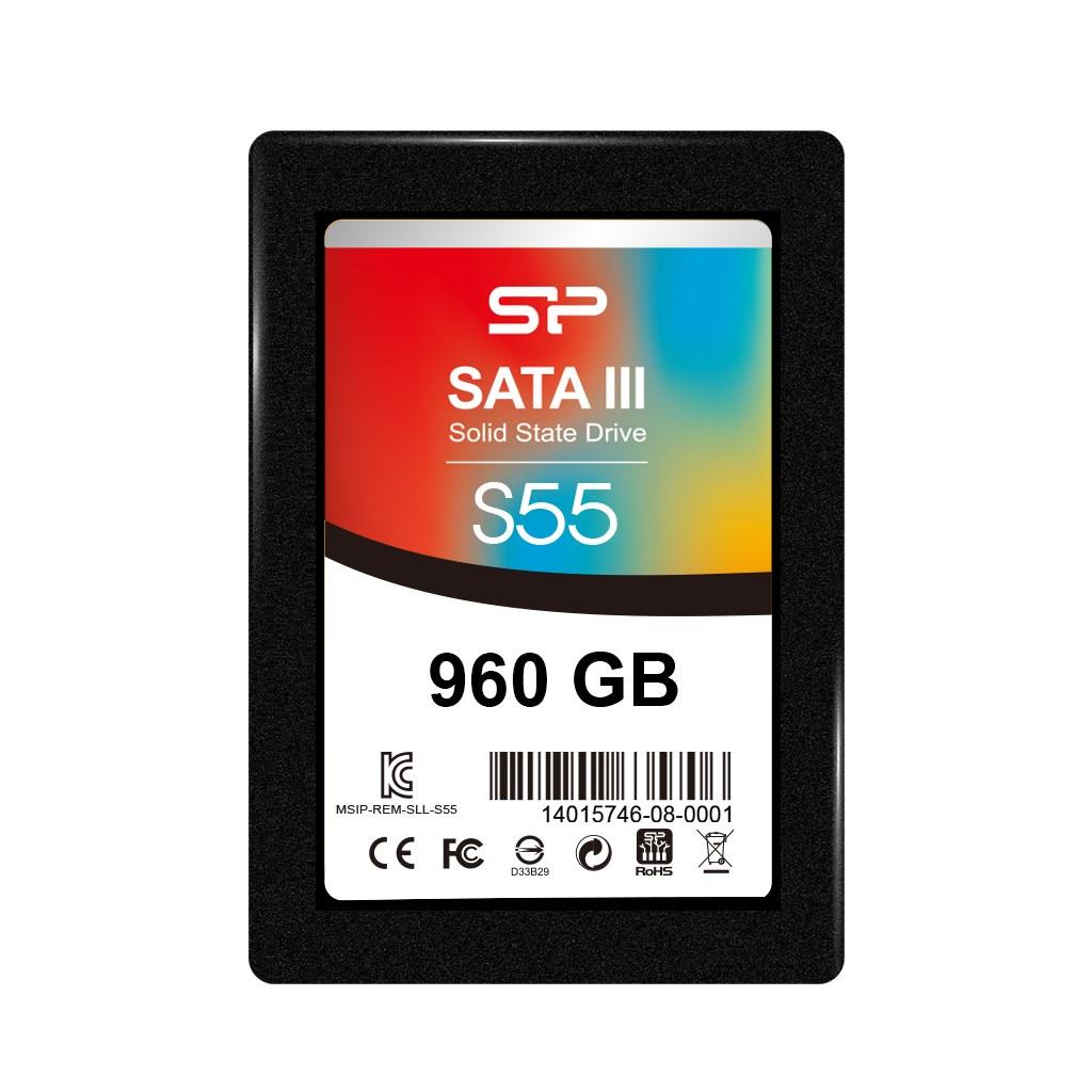 Silicon Power Slim S55 960 GB 2,5" SATA III SSD billede