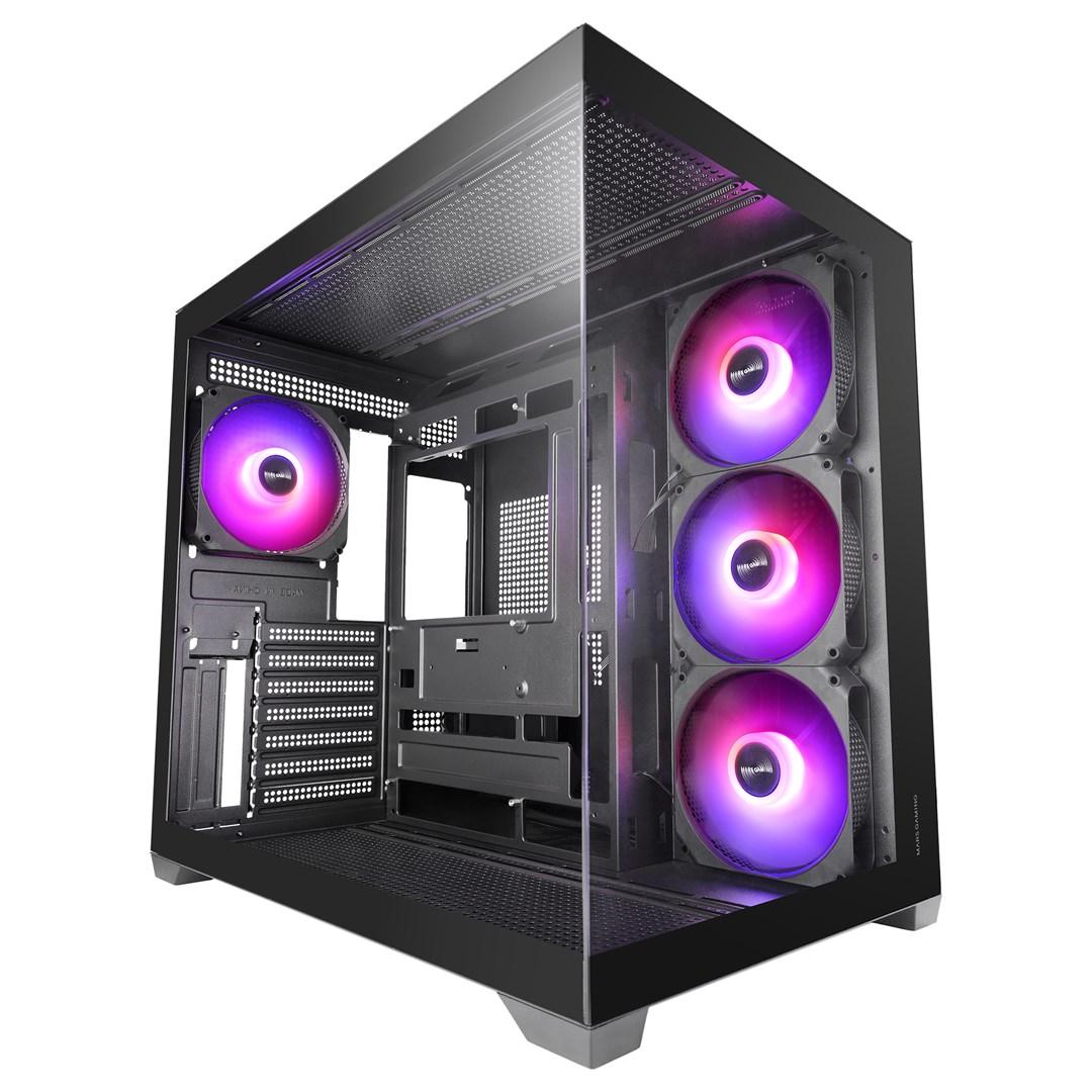 Mars Gaming MCV5 midi tower kabinet sort billede