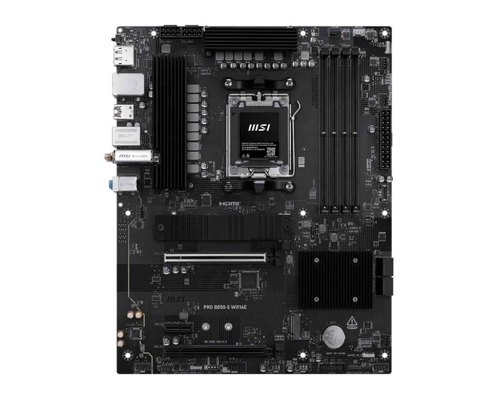 MSI PRO B850-S WIFI6E bundkort AMD B850 Socket AM5 ATX