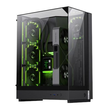 GameMax T20 BK M-ATX PC-kabinet - sort billede