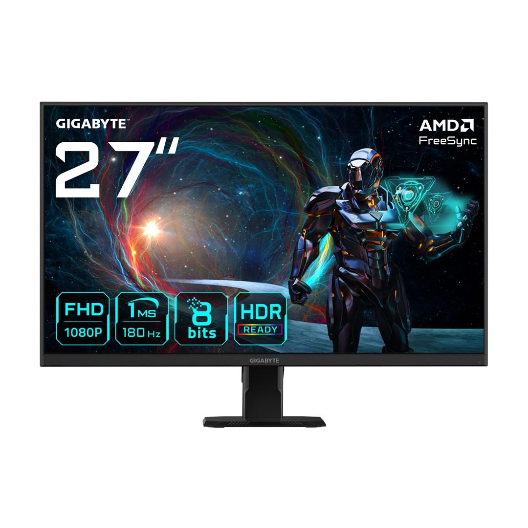 Gigabyte GS27FA 27" Full HD gaming skærm 180 Hz billede