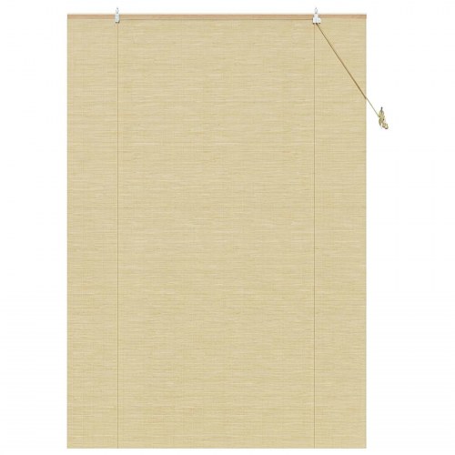 Rullegardin naturfarvet 130 x 220 cm i bambus