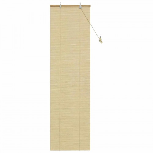 Rullegardin i naturfarvet bambus 50 x 220 cm