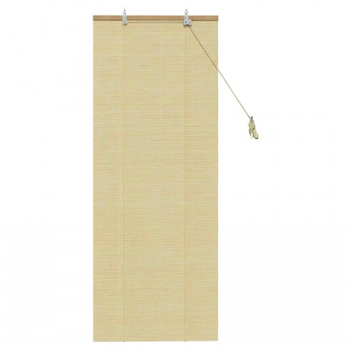 Rullegardin i bambus naturfarvet 50 x 160 cm