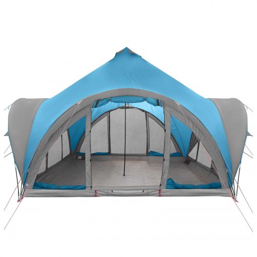 Tipi telt med tag 6-personers blå i polyester og stål