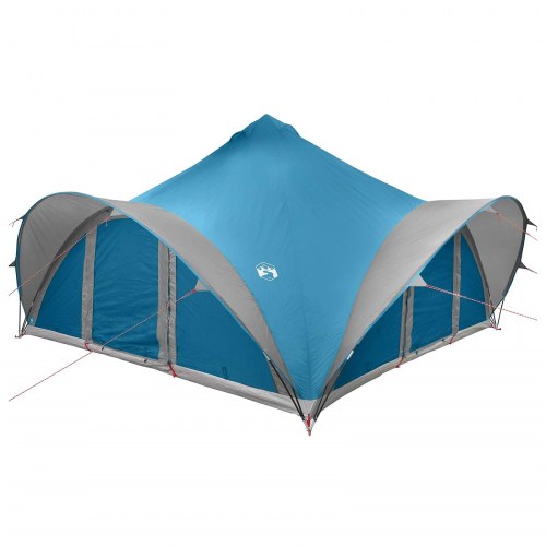 Tipi telt med tag til 18 personer 500 x 500 x 350 cm - blå
