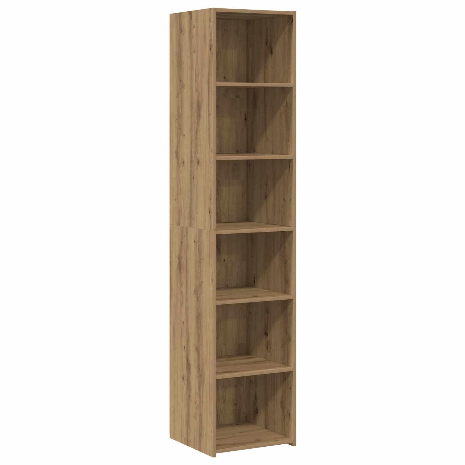 Sideboard i artisan-eg 40 x 41 x 185 cm med 5 hylder