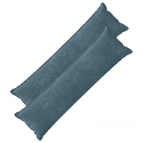 Pudebetræk 2 stk HOUTEN blå 40 x 145 cm i chenille stof