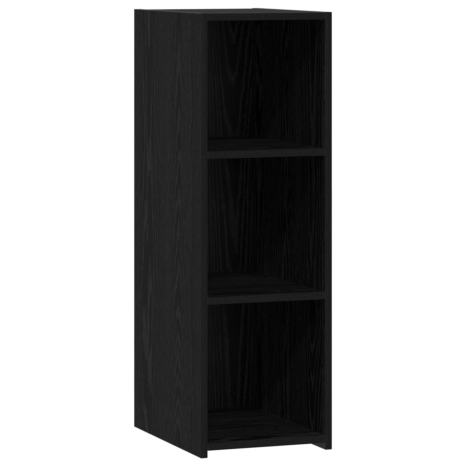 Sidebord i sort eg 30 x 41 x 93 cm - skænk i konstrueret træ billede