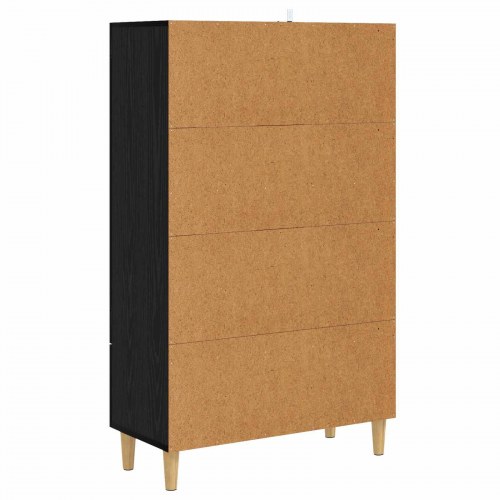 Højskab sort eg 70 x 31 x 115 cm