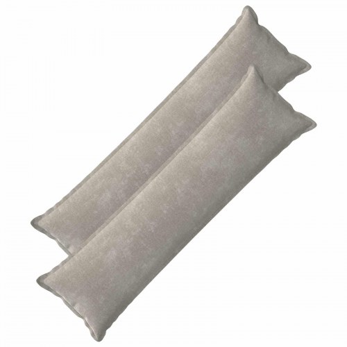 Pudebetræk HOUTEN 2 stk lysegrå 40 x 145 cm i chenille