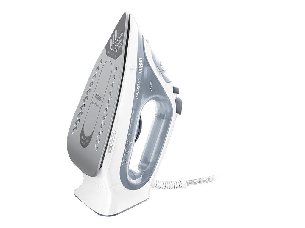 Braun TexStyle 3 SI 3054 GY dampstrygejern 2400 W grå/hvid
