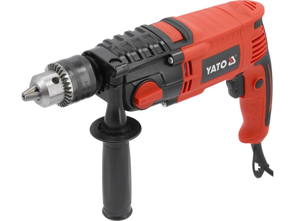 YATO YT-82045 ledningsdrevet boremaskine med sidegreb billede
