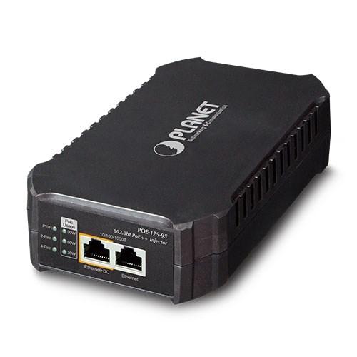 PLANET POE-175-95 netværkssplitter med Power over Ethernet, sort billede