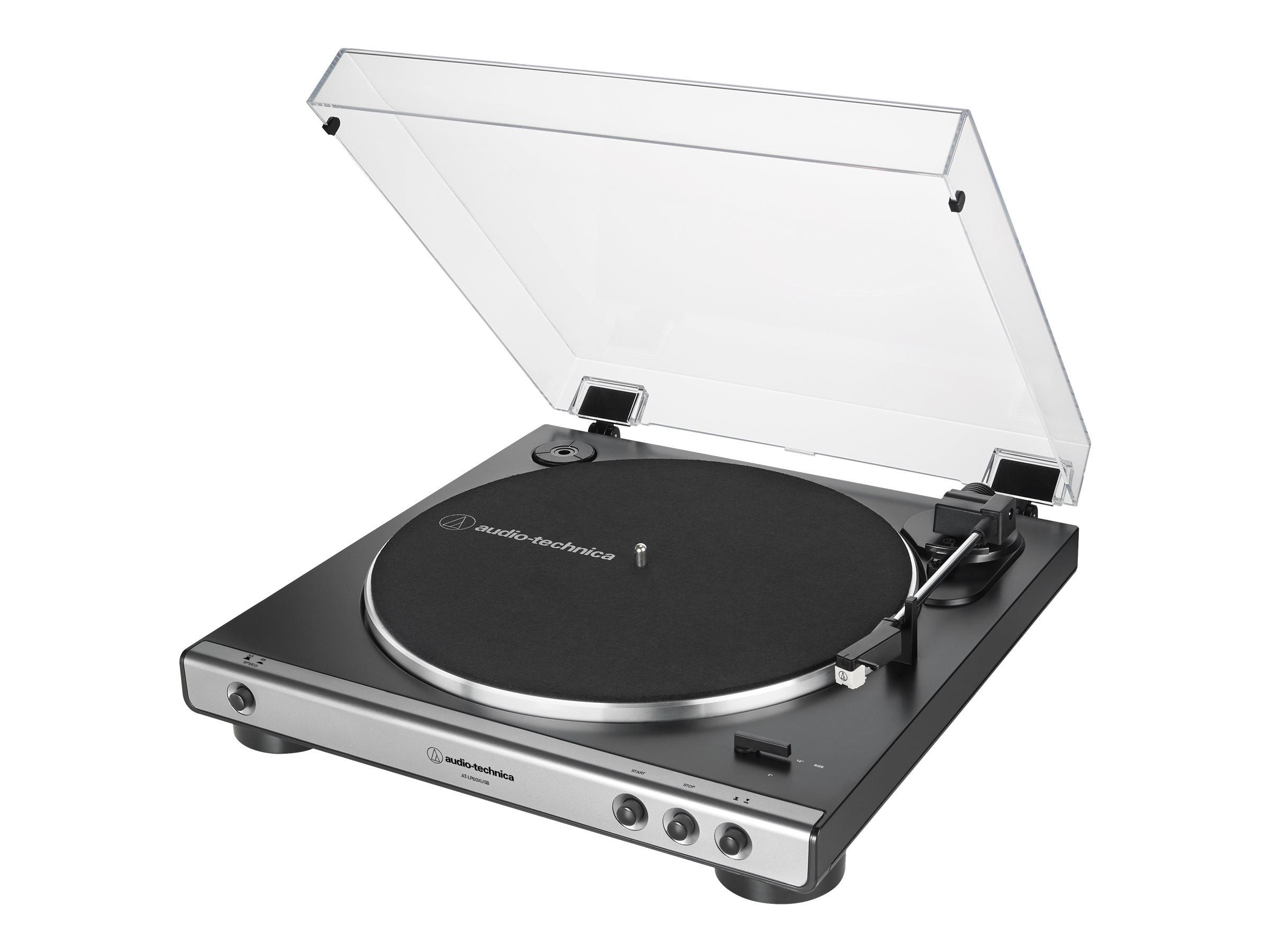 Audio-Technica AT-LP60XUSB pladespiller sort/grå