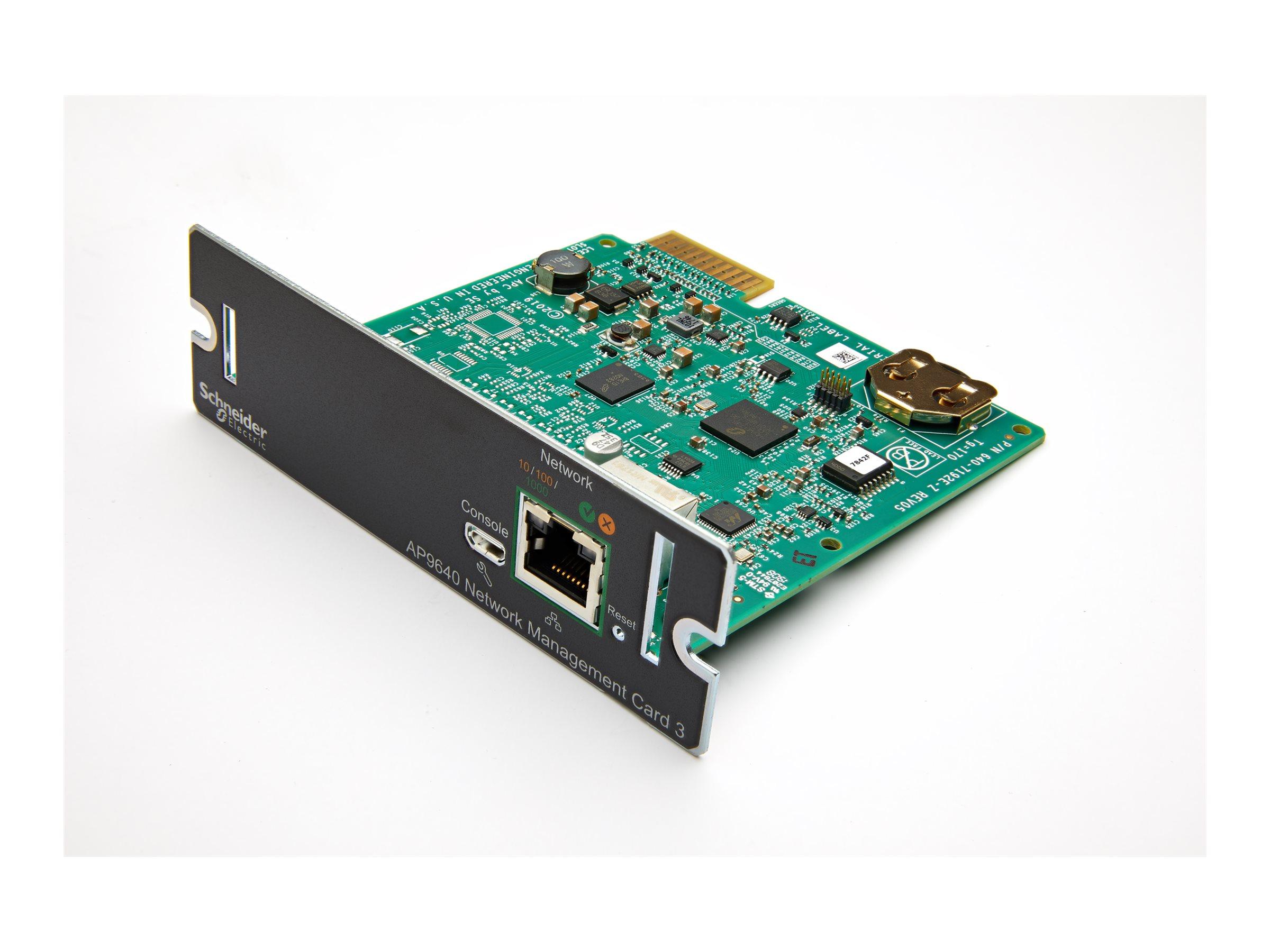APC Network Management Card 3 netværksadapter til fjernadministration 1 Gbps