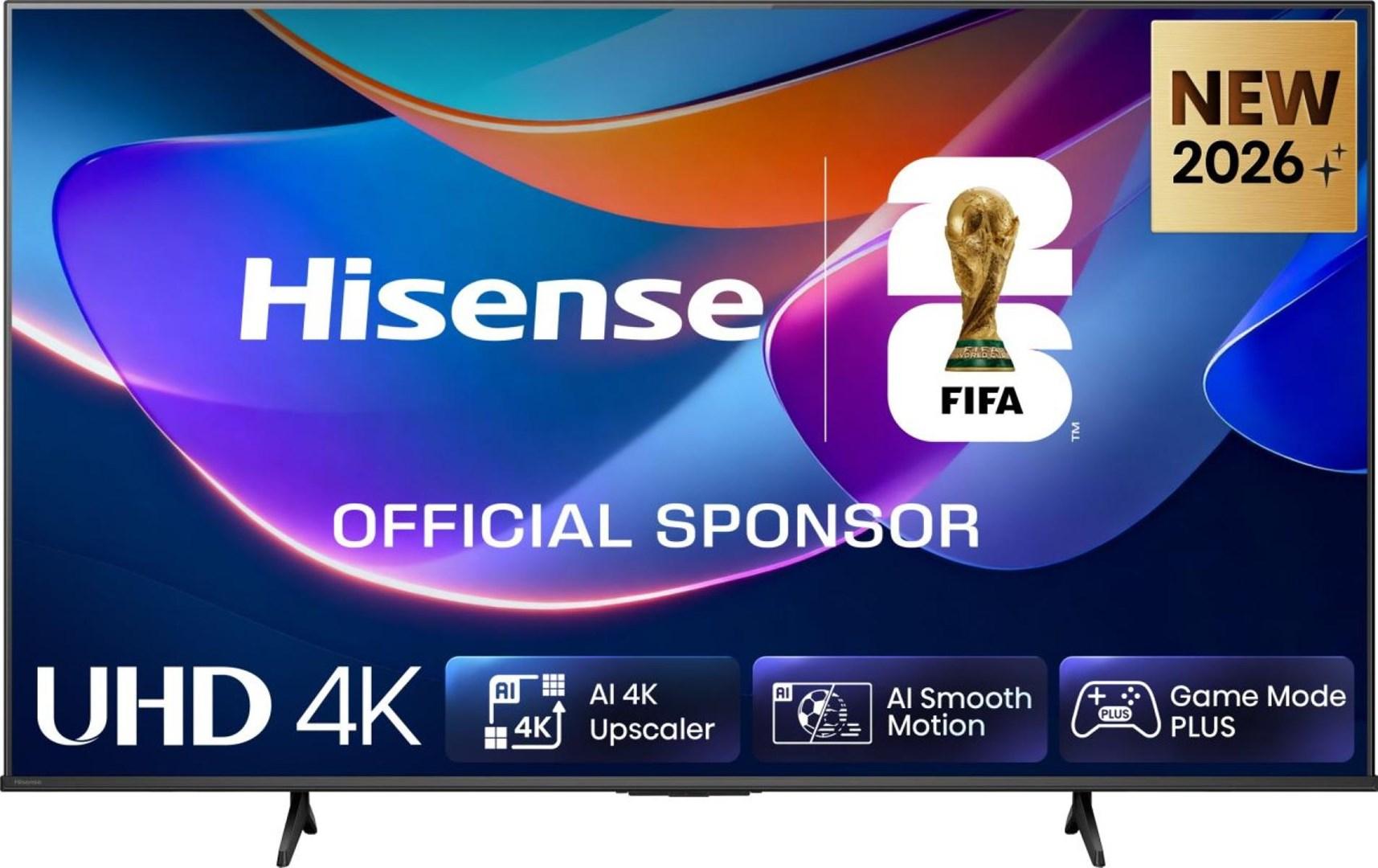 Hisense 50A6S 50" 4K Ultra HD Smart TV sort