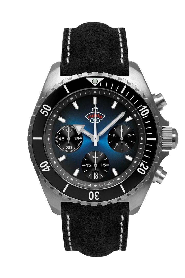 Ruhla 1929 Glasbach Cup 4970-3 quartz armbåndsur billede