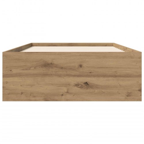 Sengestel med opbevaring 80 x 200 cm i artisan-eg
