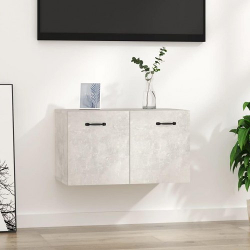 Vægskab i konstrueret træ 60 x 36,5 x 35 cm betongrå