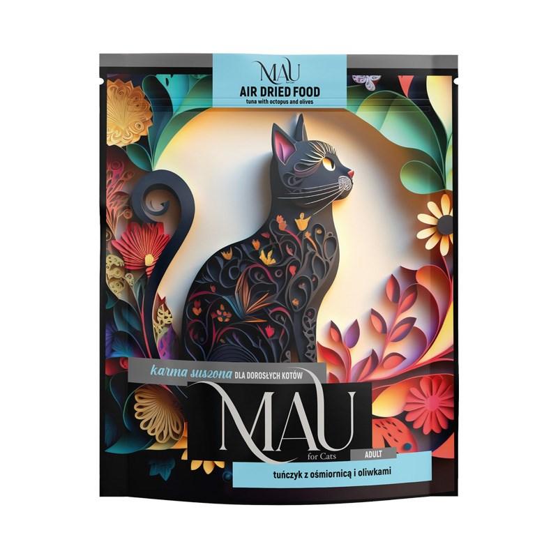 MAU Air Dried tun med blæksprutte og oliven kattemad 700 g billede