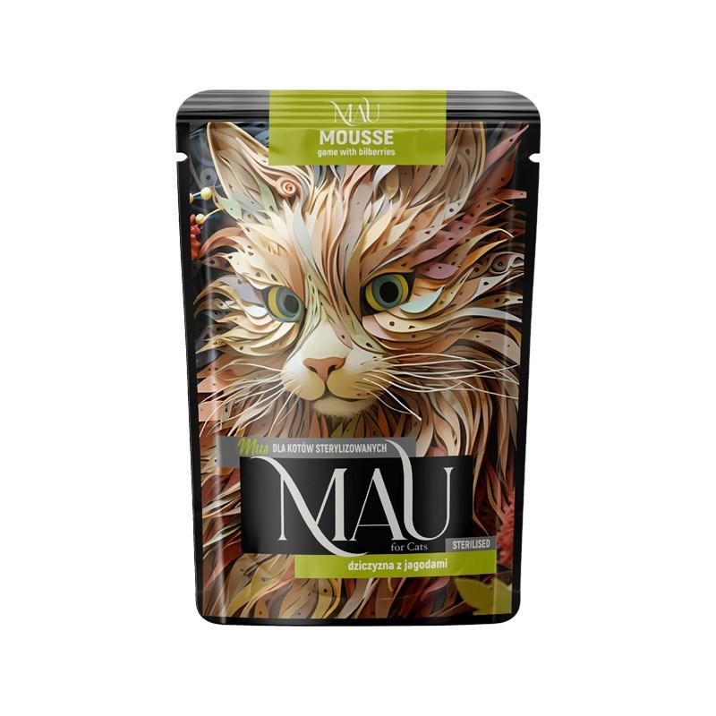 Dolina Noteci MAU Mousse Sterilised Hjort med bær vådfoder til kat 85 g billede