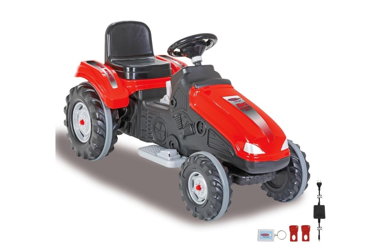 Elektrisk ride-on traktor Big Wheel 12 V til børn billede
