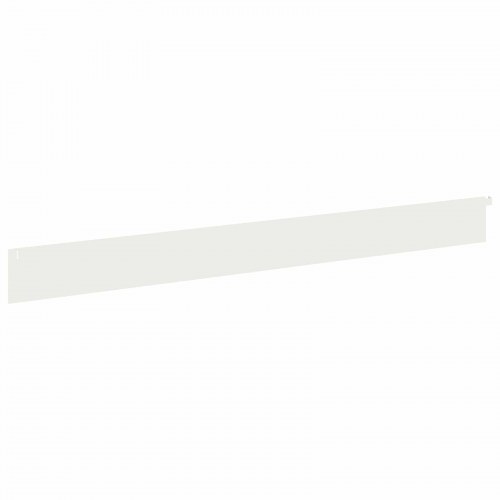 Plænekant 10 stk 102 x 10 x 4 cm i stål - hvid