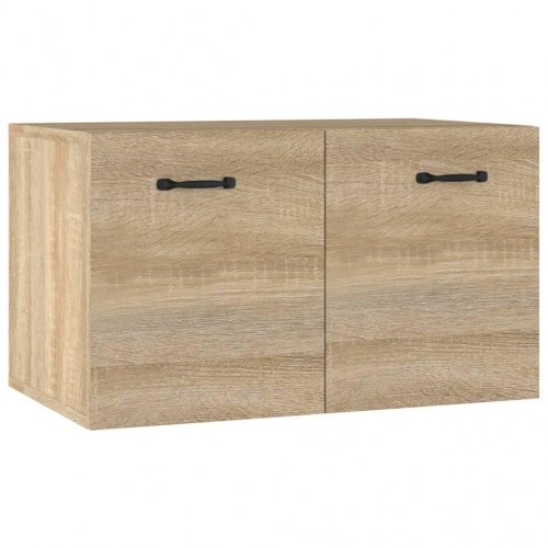 Vægskab 60 x 36,5 x 35 cm i sonoma-eg med 2 rum